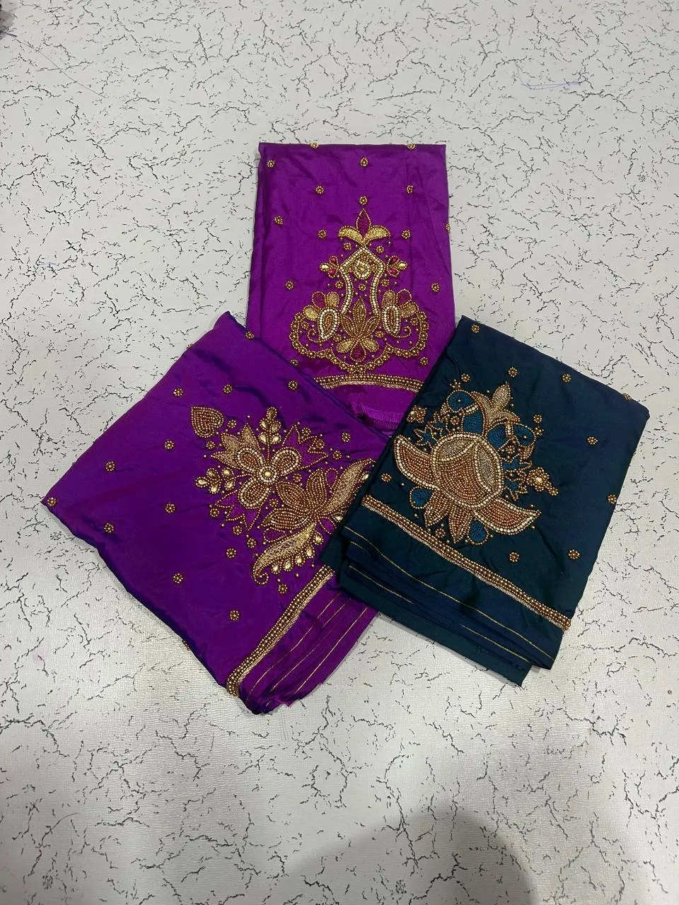 Black Buti Aari Work Blouse at Offer Price Elegant Handmade Design in Custom Sizes - Image 9