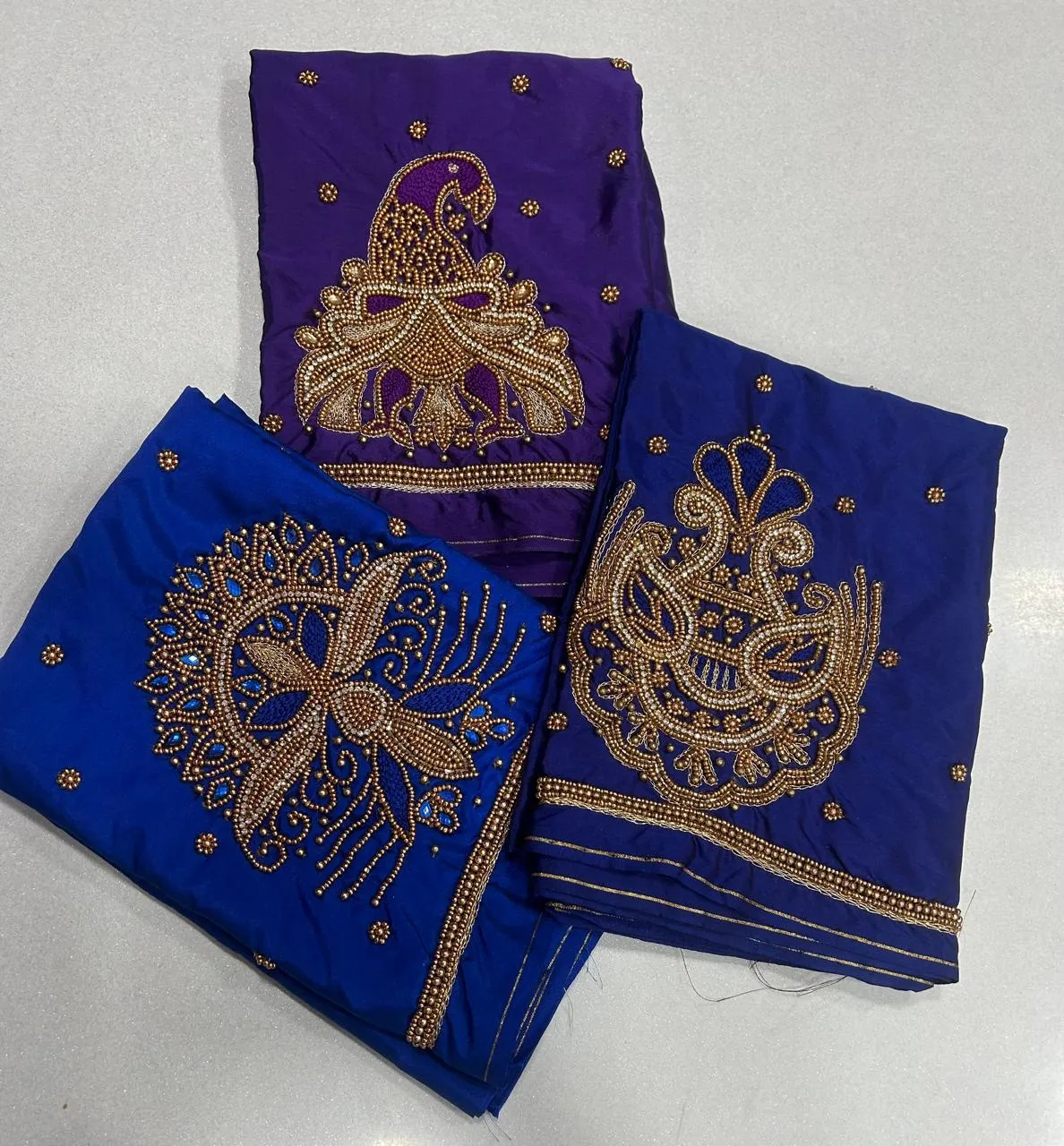 Elegant Coffee Brown Aari Work Blouse Custom Sizes Budget-Friendly Luxury - Image 6