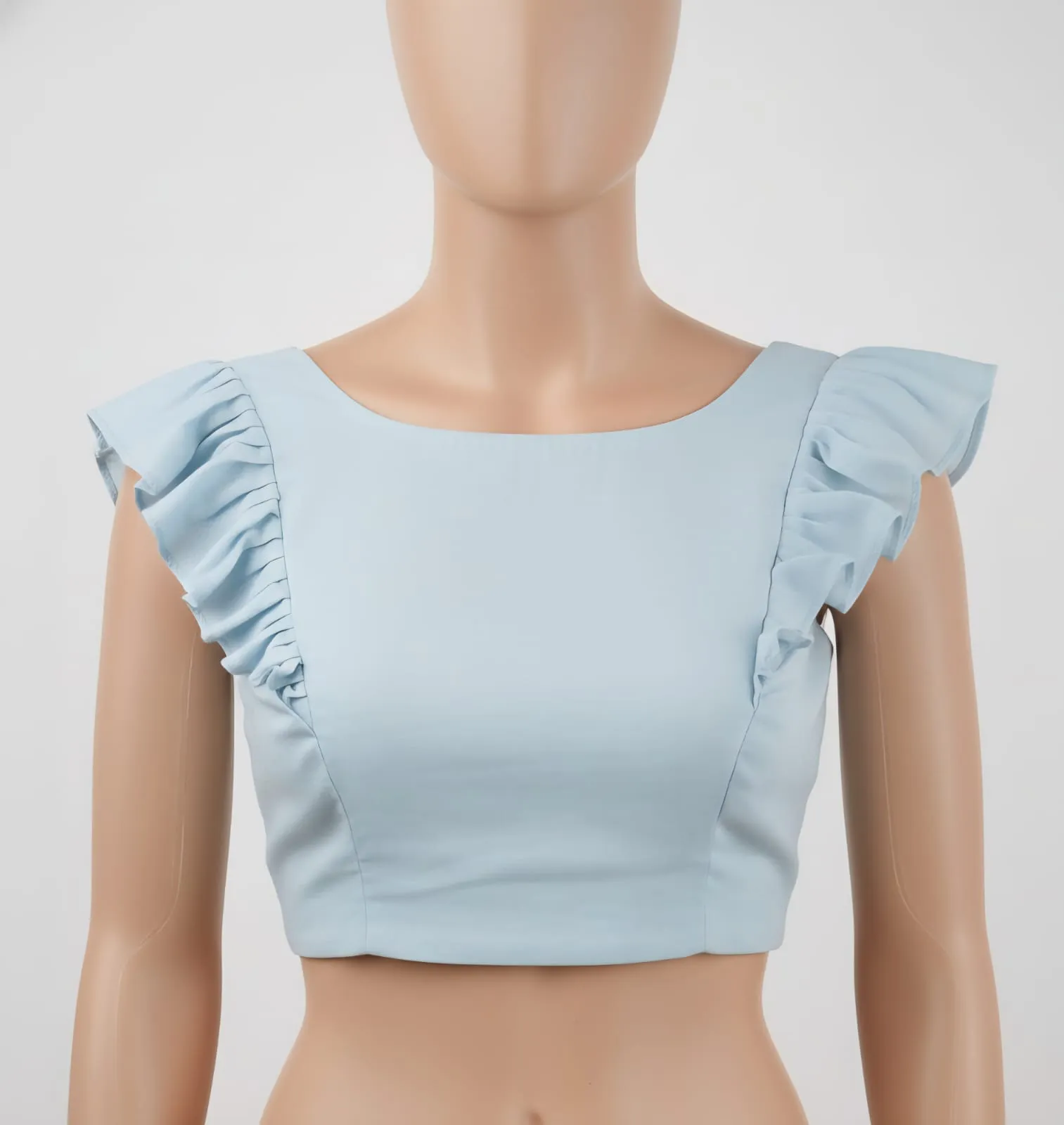 Everyday Luxury in Mint Green Trending Prince Cut Designer Blouse for Modern Women - Image 5
