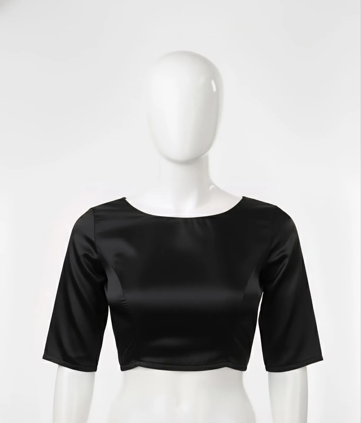 Exclusive Boat Neck Gold Fancy Blouse  Custom Sizes Premium Look, Discount Offer