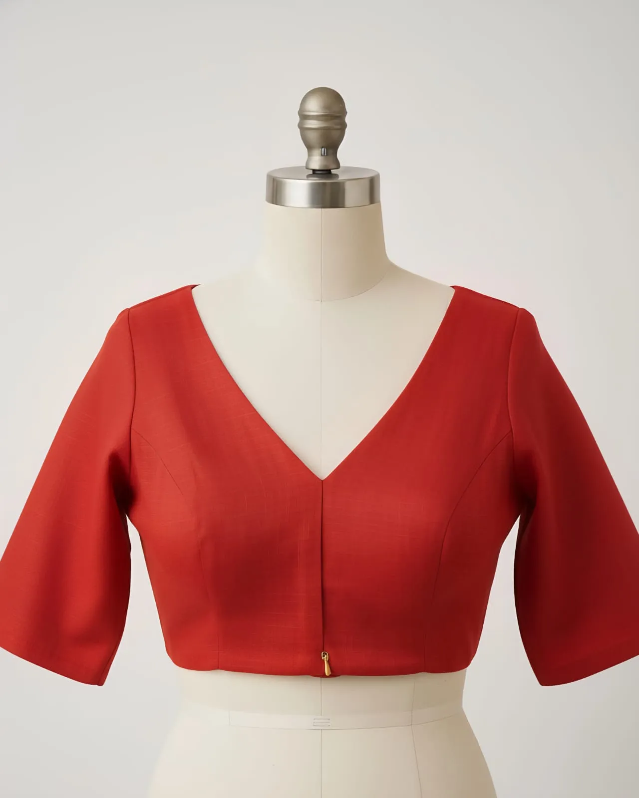 Glamorous VNeck ReadytoWear Fancy Blouse Premium Designer Fit for Every Occasion - Image 3