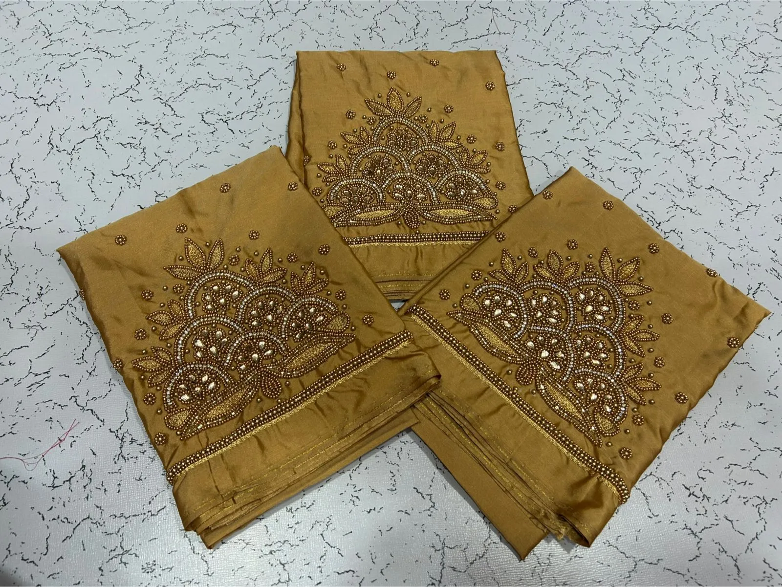 Gold Temple Maggam Work Blouse BudgetFriendly Premium Traditional Design