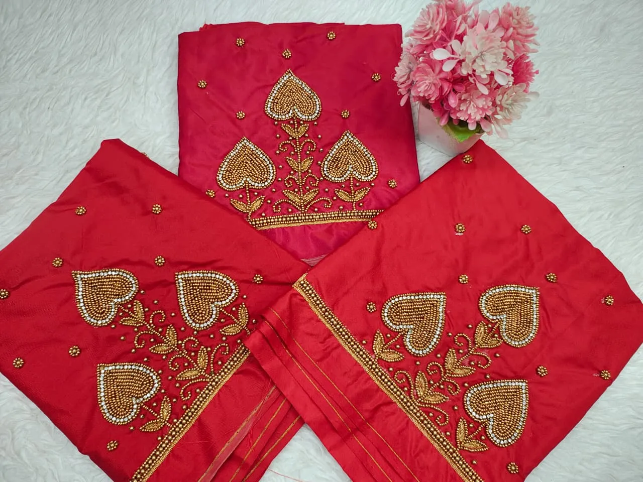 Grace Redefined Badam Buti Aari Work Blouse in Custom Sizes Best Budget Offer - Image 6