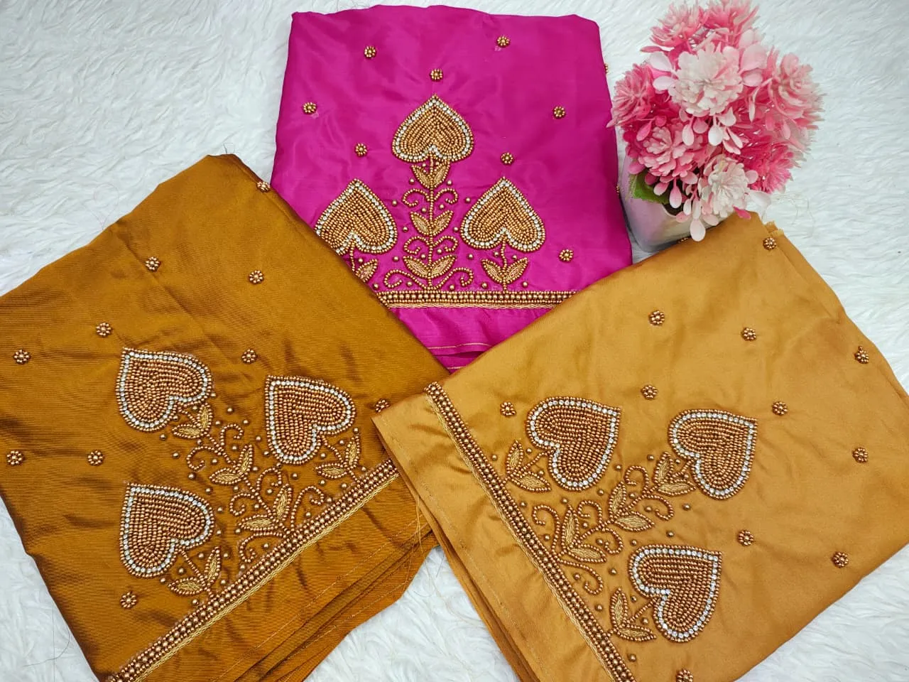 Grace Redefined Badam Buti Aari Work Blouse in Custom Sizes Best Budget Offer - Image 7