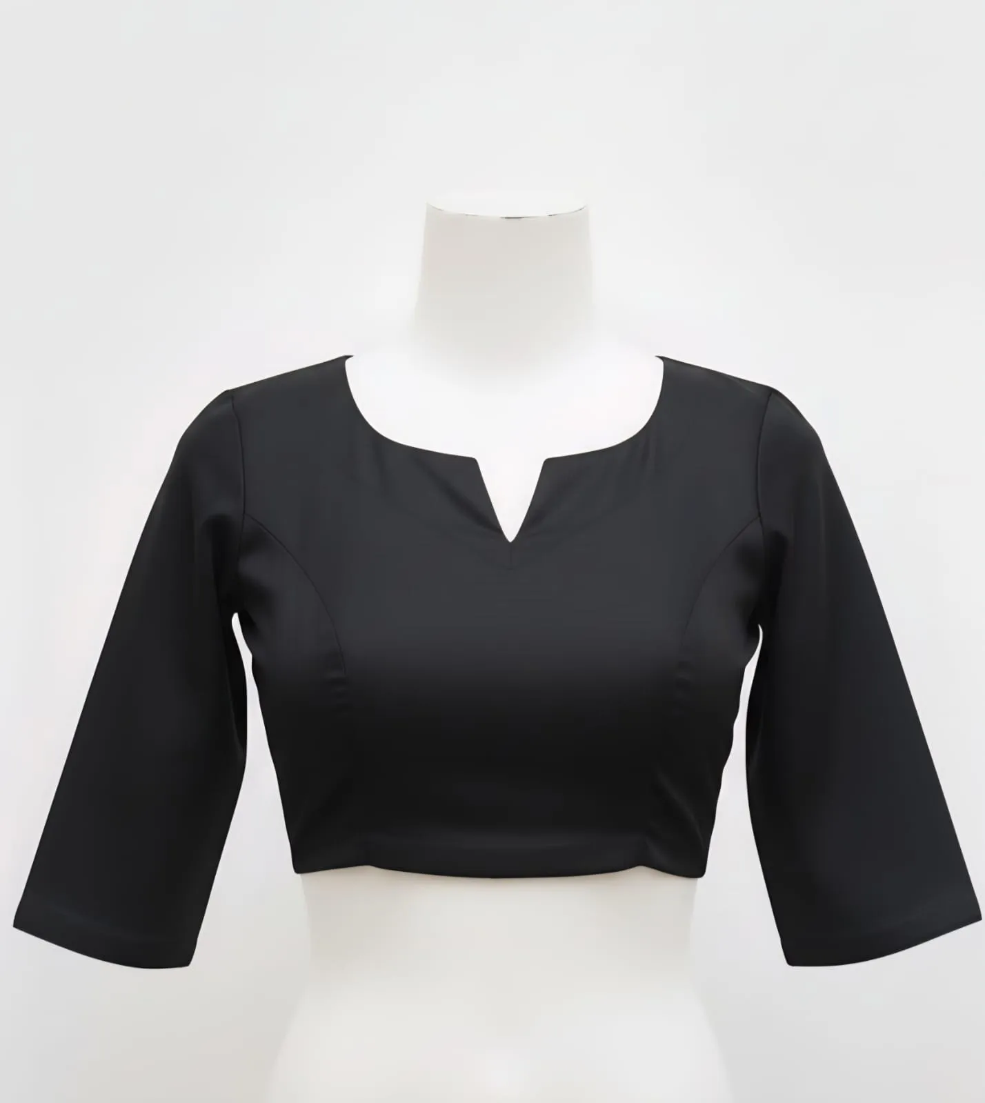 Latest Notch Neck Designer Blouse Premium Fancy Ready-to-Wear Collection - Image 3