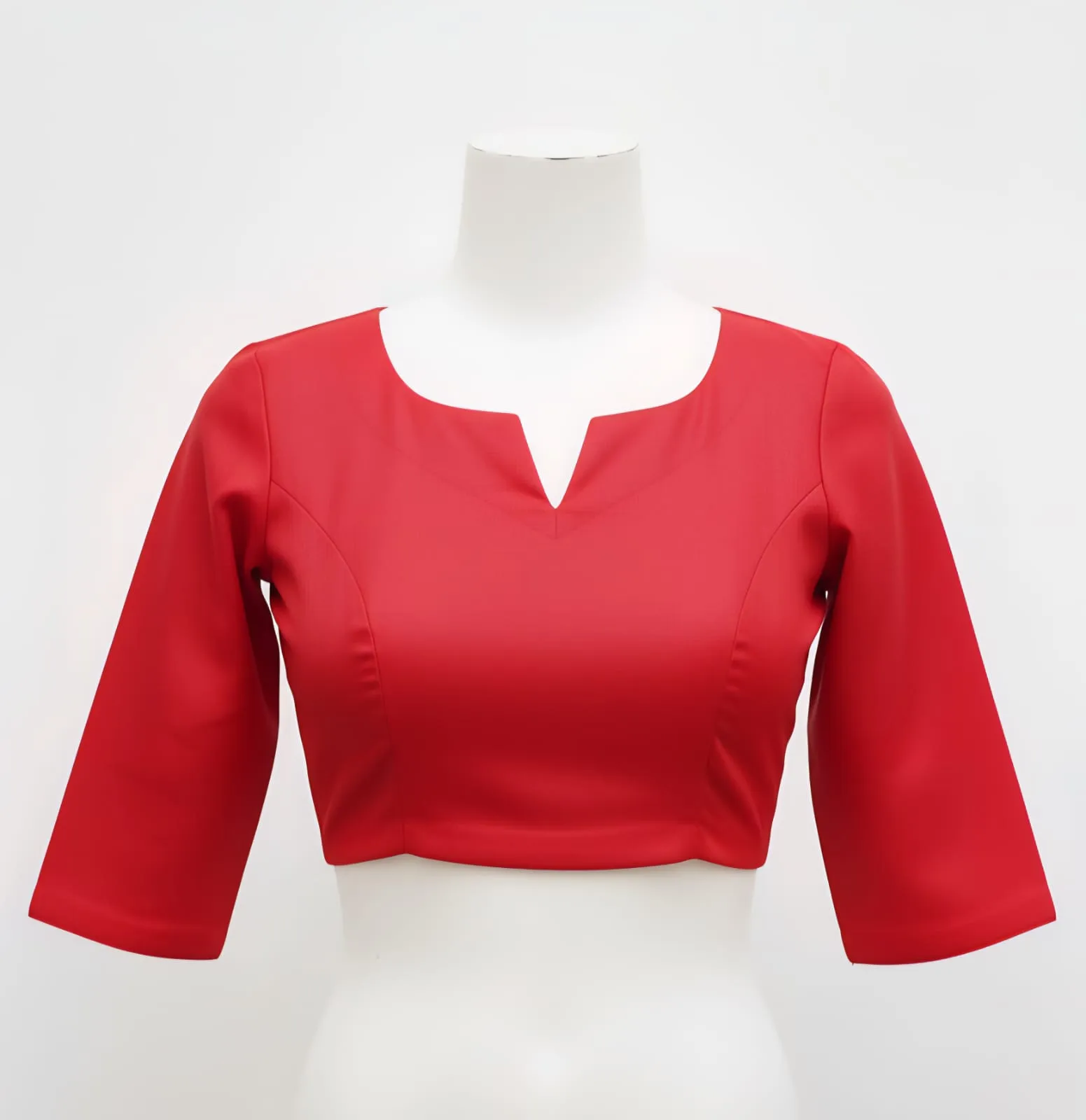 Latest Notch Neck Designer Blouse Premium Fancy Ready-to-Wear Collection - Image 5