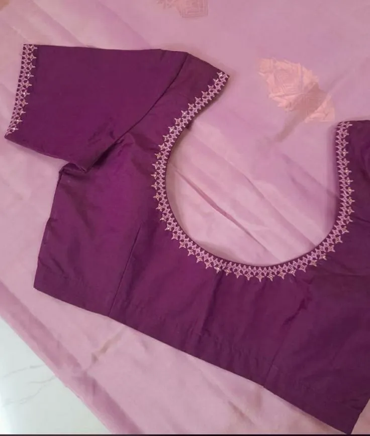 Latest Purple Kutch Work Blouse  Trending Traditional Craft with Modern Fit