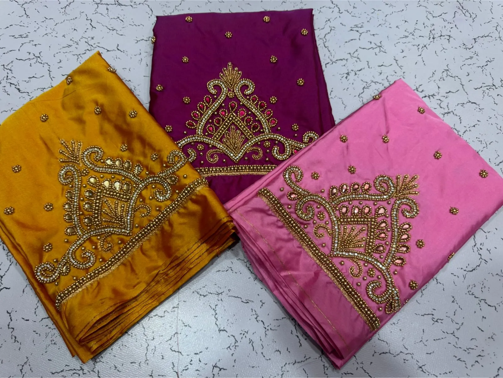 Mustard Yellow Simple Maggam Work Blouse Under Budget  Premium Finish, Smart Price