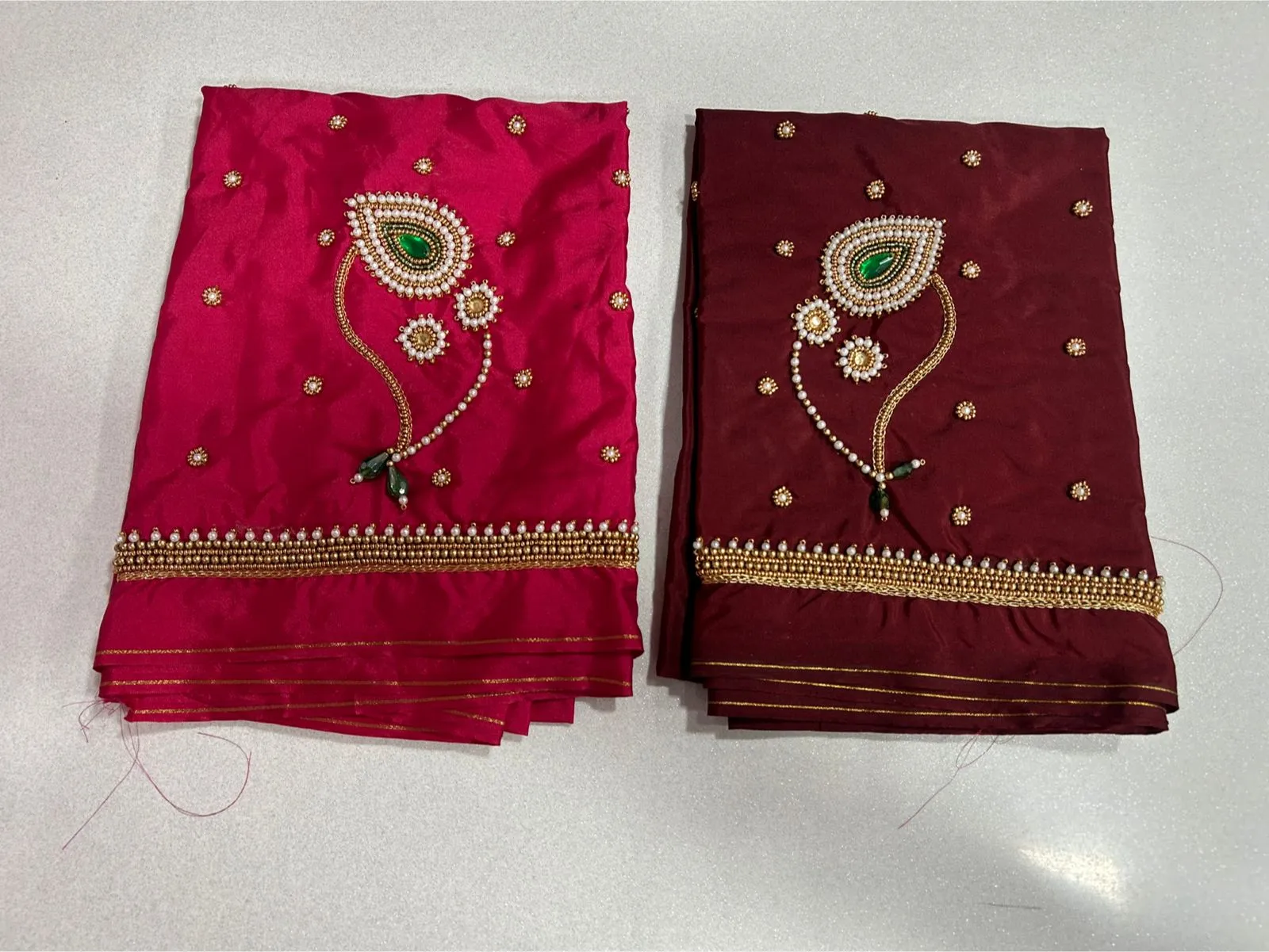 Pink Nath Maggam Work Blouse  BudgetFriendly Partywear with a Premium Touch