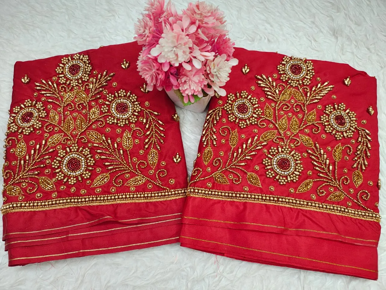 Premium Bottle Green Aari Work Blouse BudgetFriendly Luxury in Custom Sizes Exclusive Discount Offer - Image 7