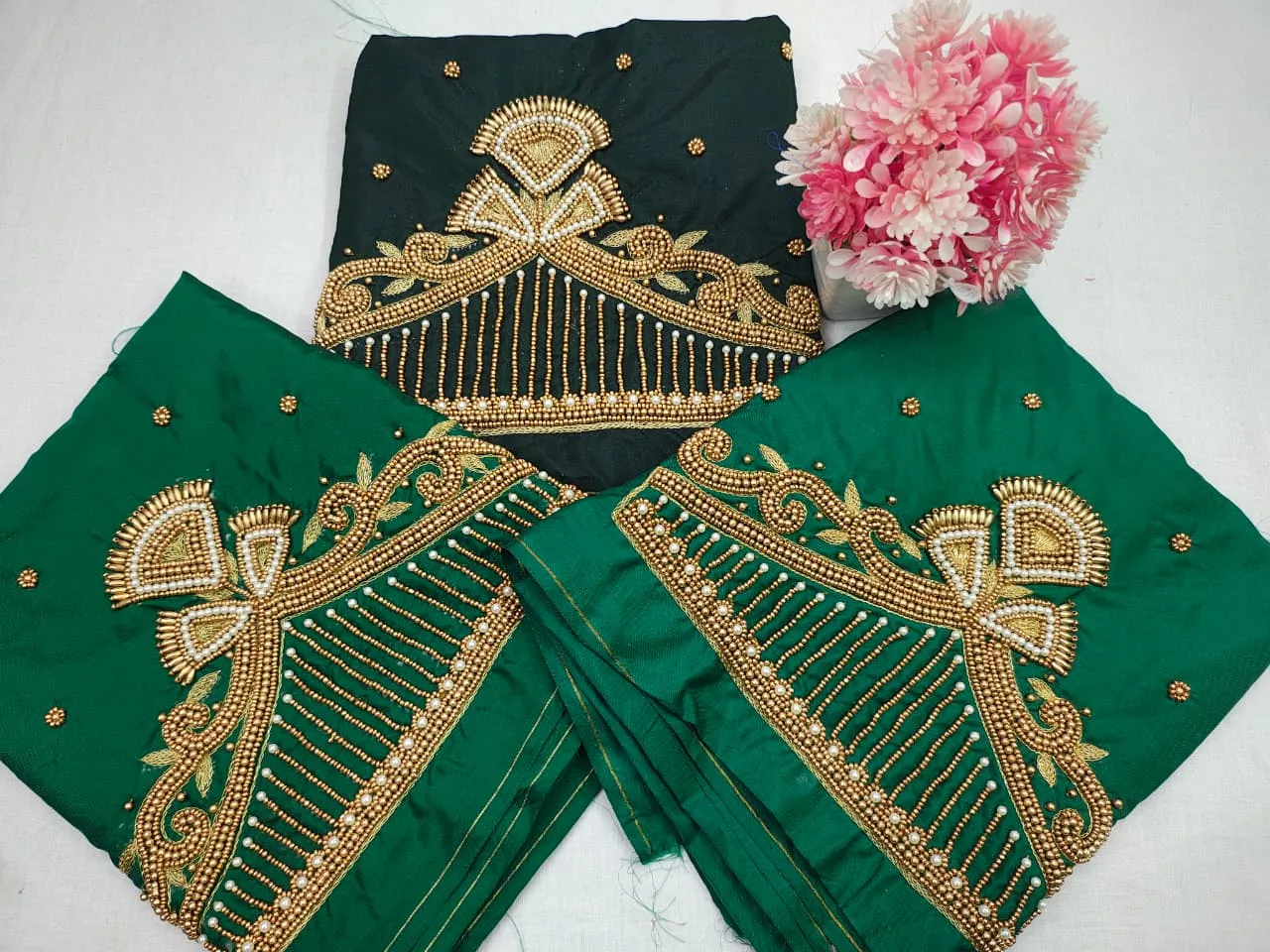 Trending Temple Design Aari Work Blouse in Majestic Purple LimitedTime Offer - Image 7