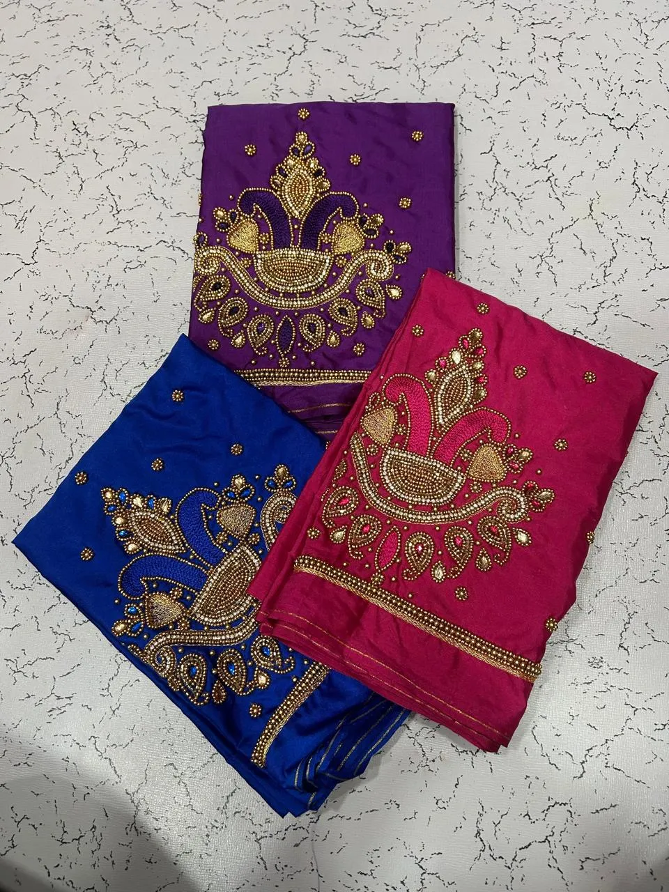 Viral Trend Alert Rin Blue Aari Work Blouses That Define Royal Elegance - Image 11