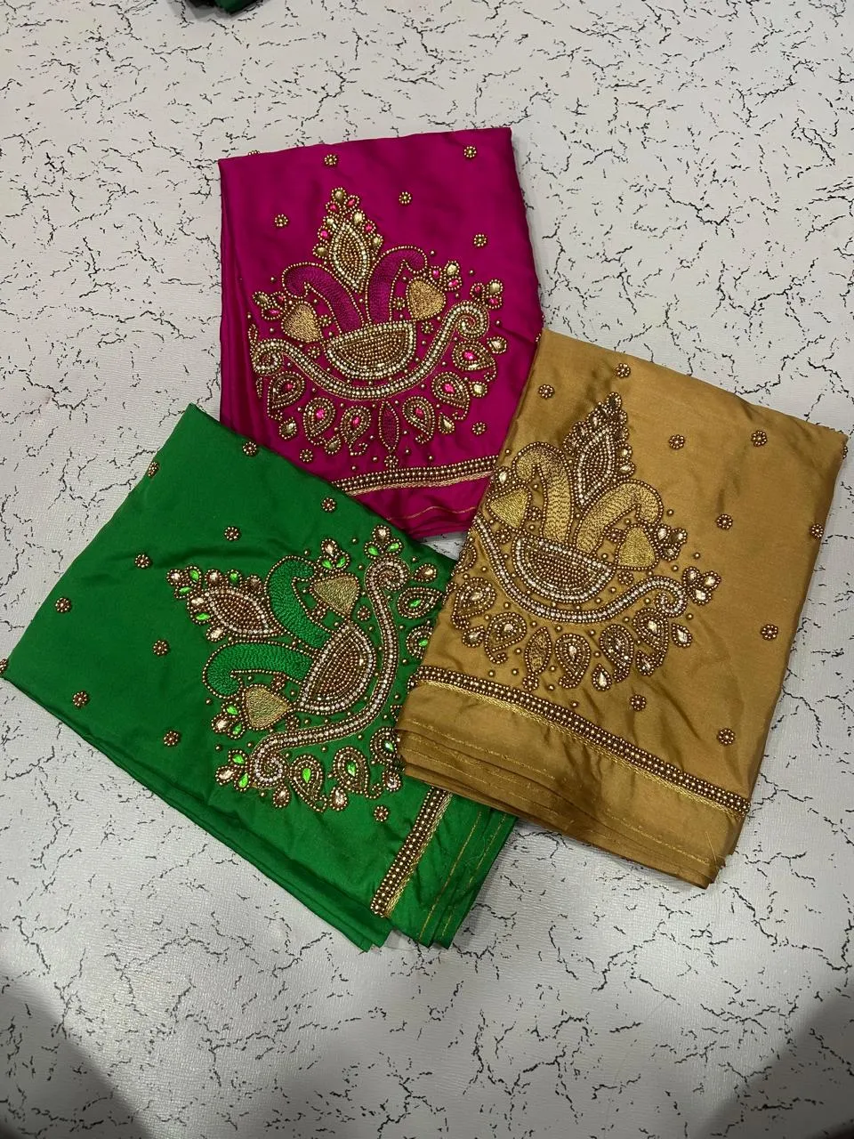 Viral Trend Alert Rin Blue Aari Work Blouses That Define Royal Elegance - Image 5