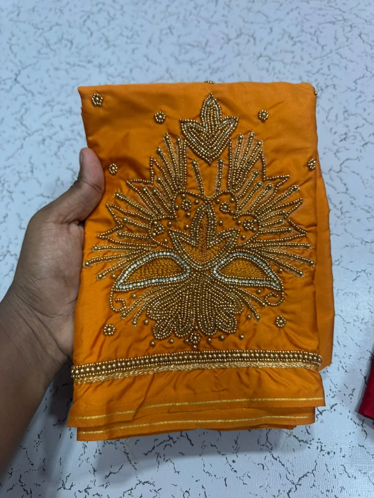 Chic Mustard Yellow Maggam Blouse for Daily  Festive Wear  Top Quality