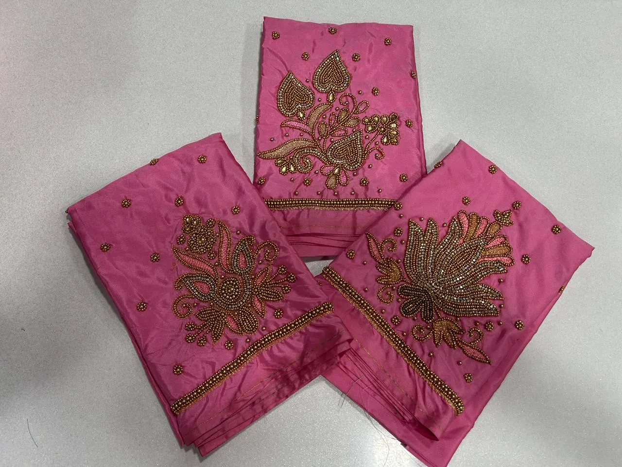 Dazzling Baby Pink Maggam Work Blouse mid LimitedTime Offer - Image 6