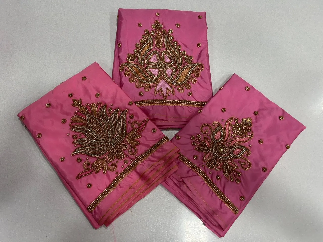 Dazzling Baby Pink Maggam Work Blouse mid LimitedTime Offer - Image 9