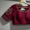 designer handcrafted maggam work blouse