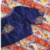 Traditional Bridal Maggam Work Blouse in Blue