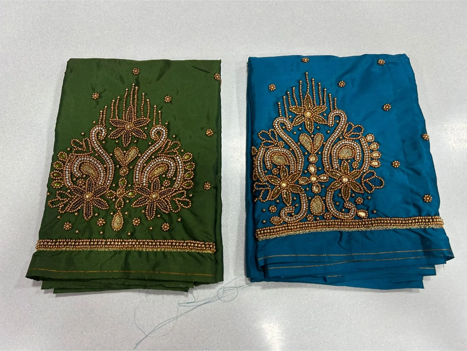 Premium Green Maggam Aari Blouse Under Budget Perfect Daily Party Wear - Image 2