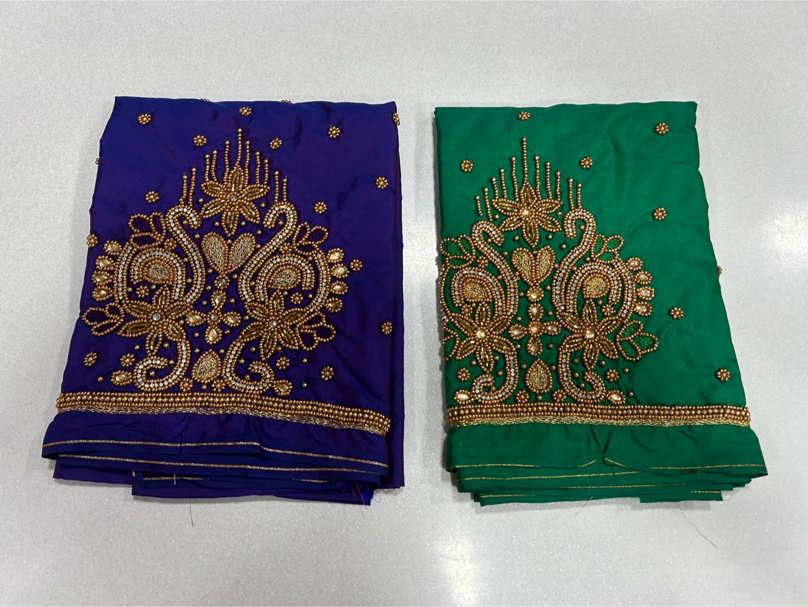 Premium Green Maggam Aari Blouse Under Budget Perfect Daily Party Wear - Image 3