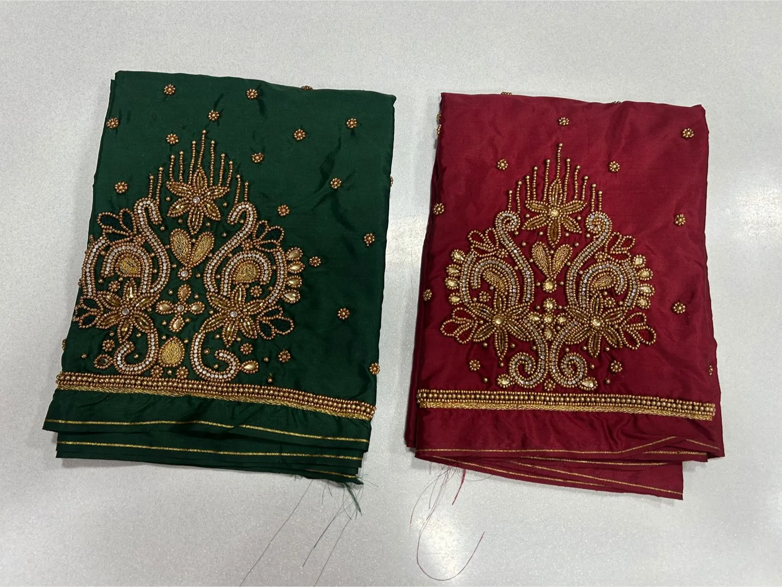 Premium Green Maggam Aari Blouse Under Budget Perfect Daily Party Wear - Image 4