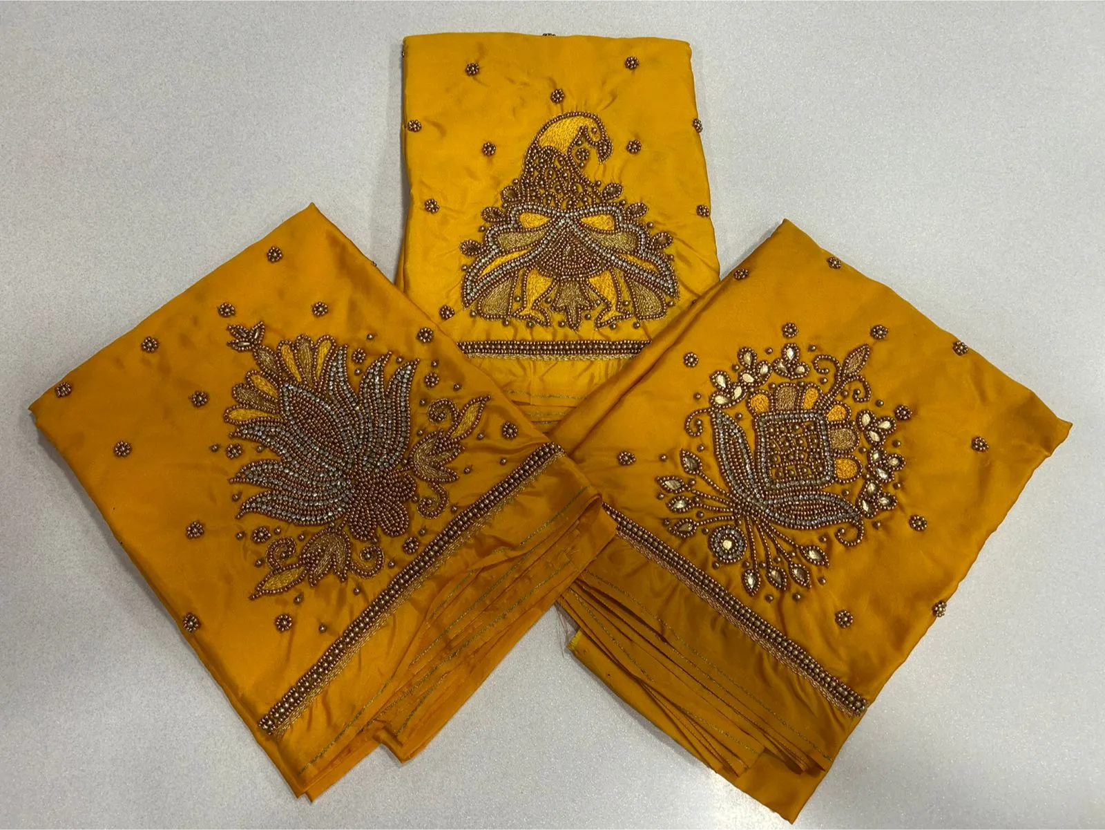 Stunning Yellow Maggam Work Blouse for Haldi Budget Friendly Saree Choli - Image 6