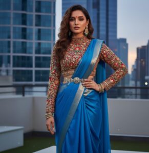 designer maggam work blouse for festive occasions