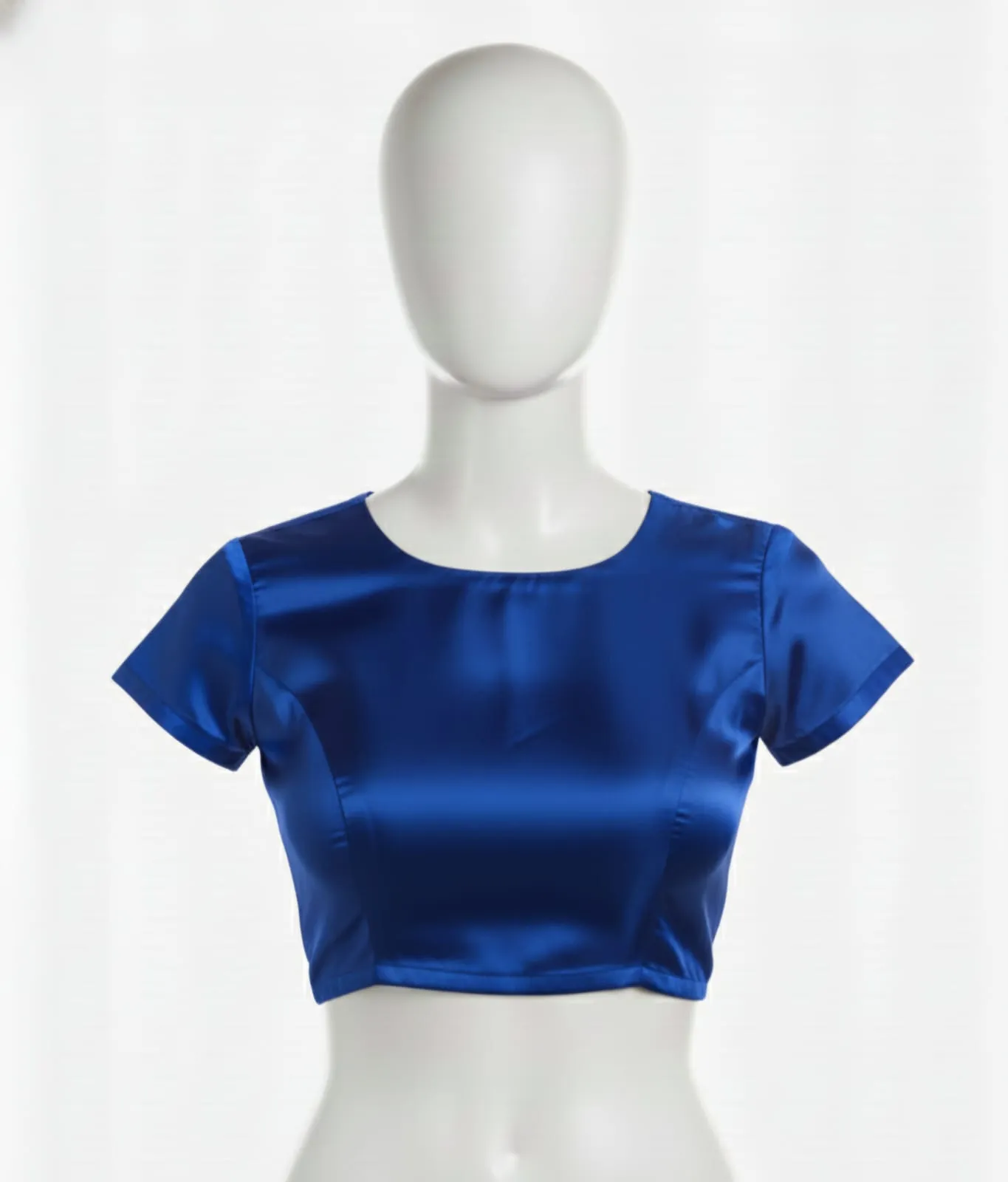 Blue Prince Cut Ready to Wear Blouse  Perfect Short Sleeves Design for Every Occasion