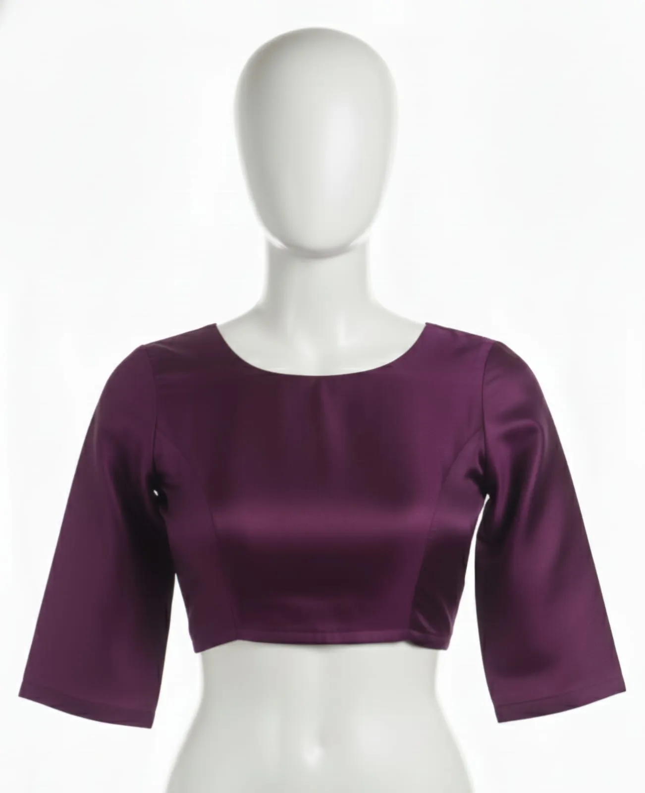 Buy Maroon Ready to Wear Saree Blouse Online Stylish Designer Blouse with Perfect Fitting - Image 5