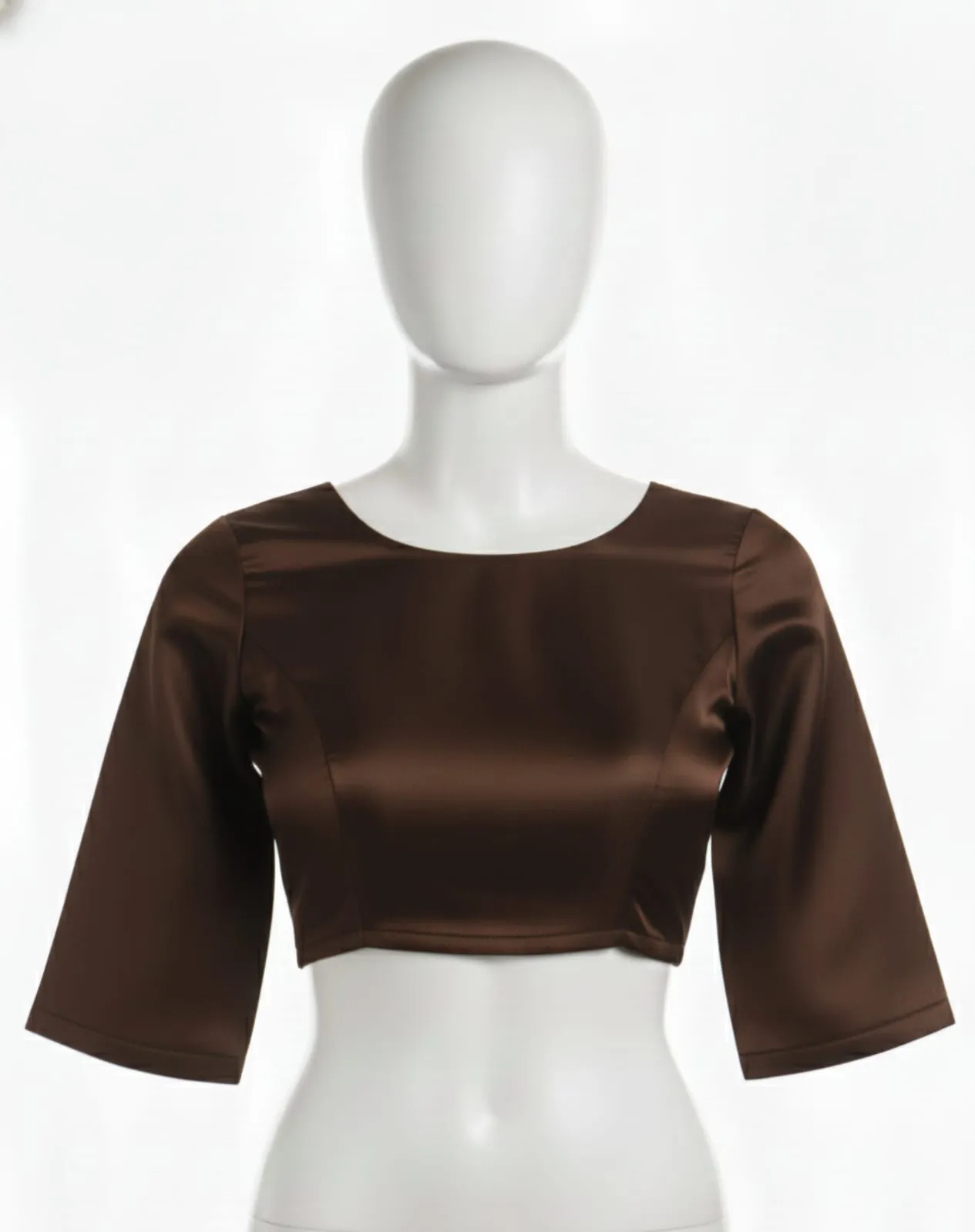 Buy Maroon Ready to Wear Saree Blouse Online Stylish Designer Blouse with Perfect Fitting - Image 6