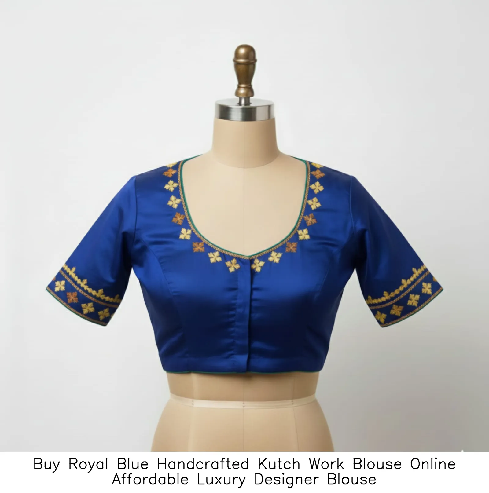 Modern Indo-Western look pairing a designer blouse with jeans