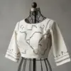 designer handcrafted maggam work blouse