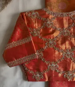 Handcrafted designer blouse for wedding and festive occasions – KSEthnic