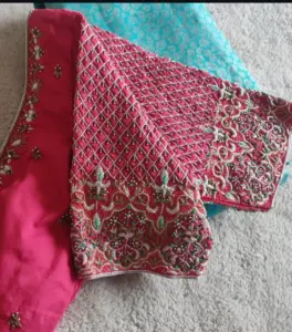 Timeless ethnic elegance with Maggam work blouse – KSEthnic