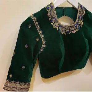 Handcrafted designer blouse for wedding and festive occasions – KSEthnic
