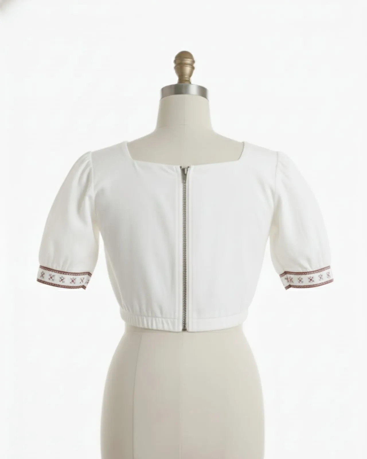 Halfwhite Kutch Work Designer Saree Blouse  Handcrafted Elegance Under Budget