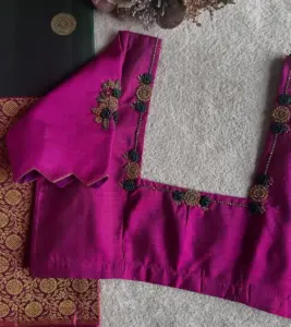 Timeless ethnic elegance with Maggam work blouse – KSEthnic