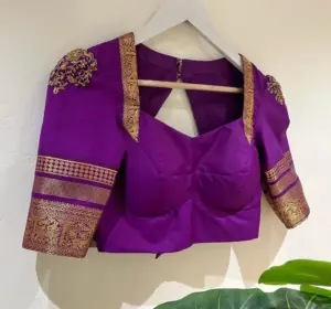 south indian bridal maggam work blouse design