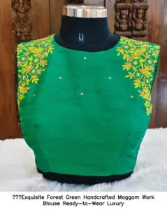 party wear handcrafted blouse for women