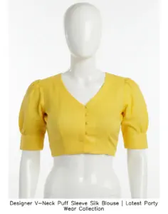 Stylish daily wear fancy blouse with intricate design details