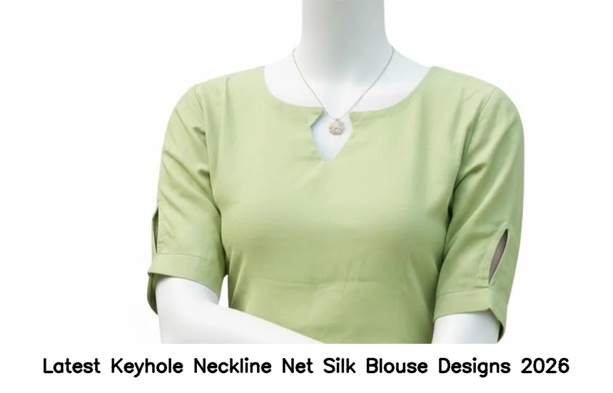 Designer party wear silk blouse.