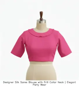 custom designer saree blouse