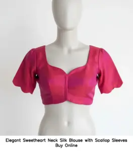 Designer daily wear saree blouse collection.