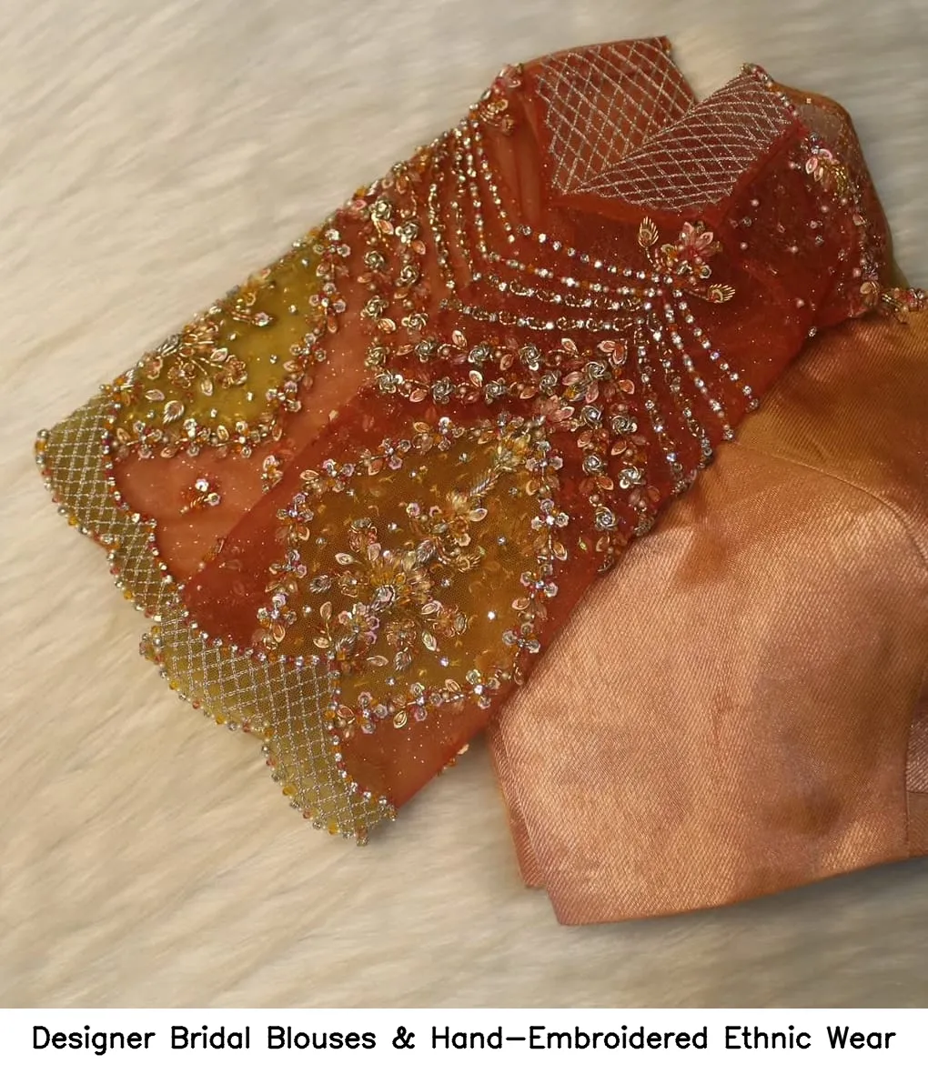 ​Designer Bridal Blouses & Hand-Embroidered Ethnic Wear